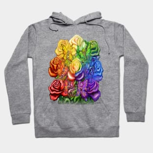 Rainbow Roses and Pixies Hoodie